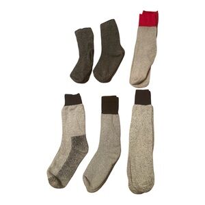Gray Heavy Duty Thick Sock Bundle Men’s Size Large